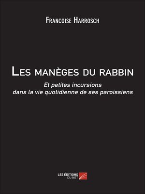 cover image of Les manèges du rabbin